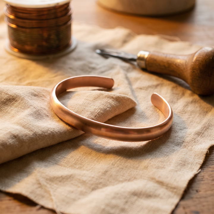 Fluss Kupferarmband