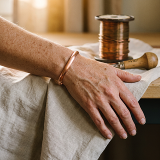 Fluss Kupferarmband