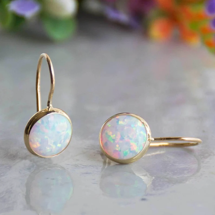 Opal Haven Gold-Ohrringe