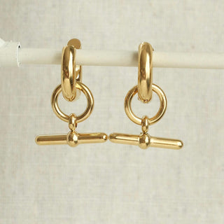 Alltags-Goldbarren-Creolen