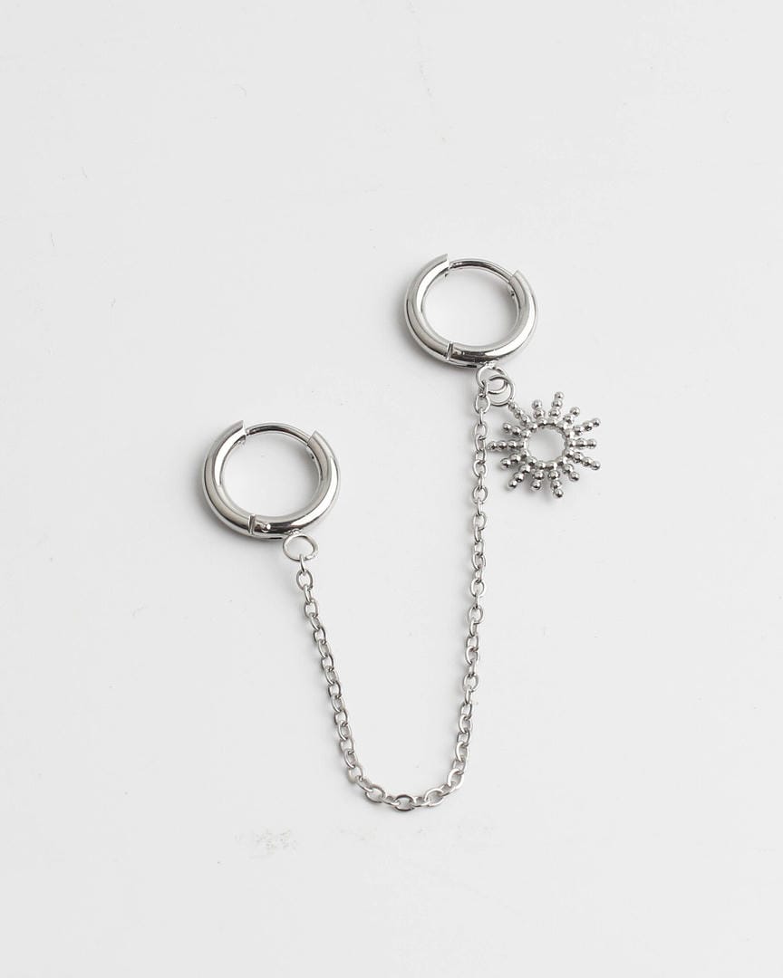 Mini Sun Doppelohrringe