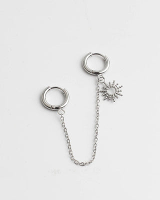Mini Sun Doppelohrringe