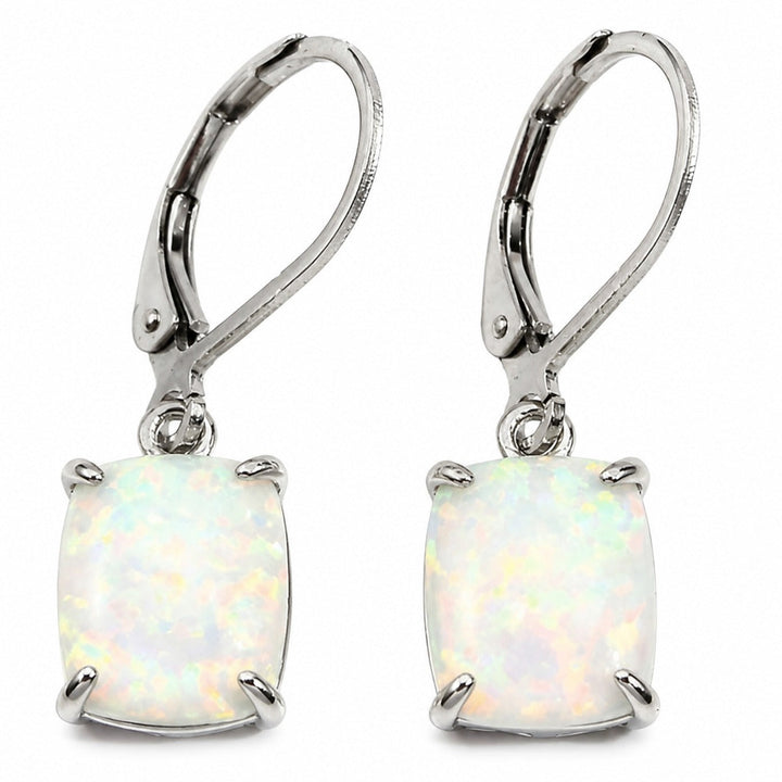 Prestige Opal Quadrat-Ohrringe