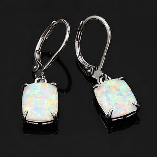Prestige Opal Quadrat-Ohrringe